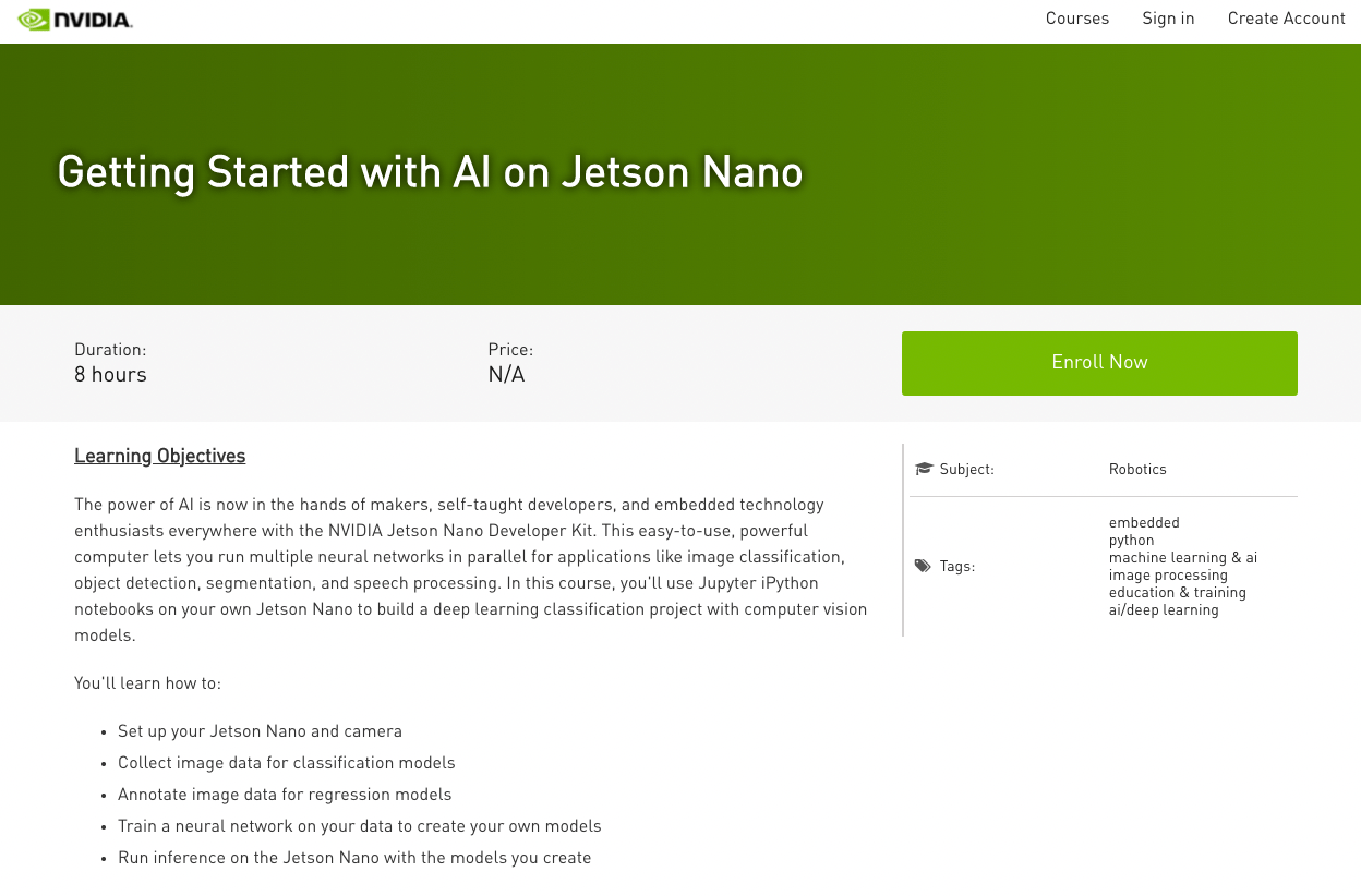 Getting Started with AI on Jetson Nano
